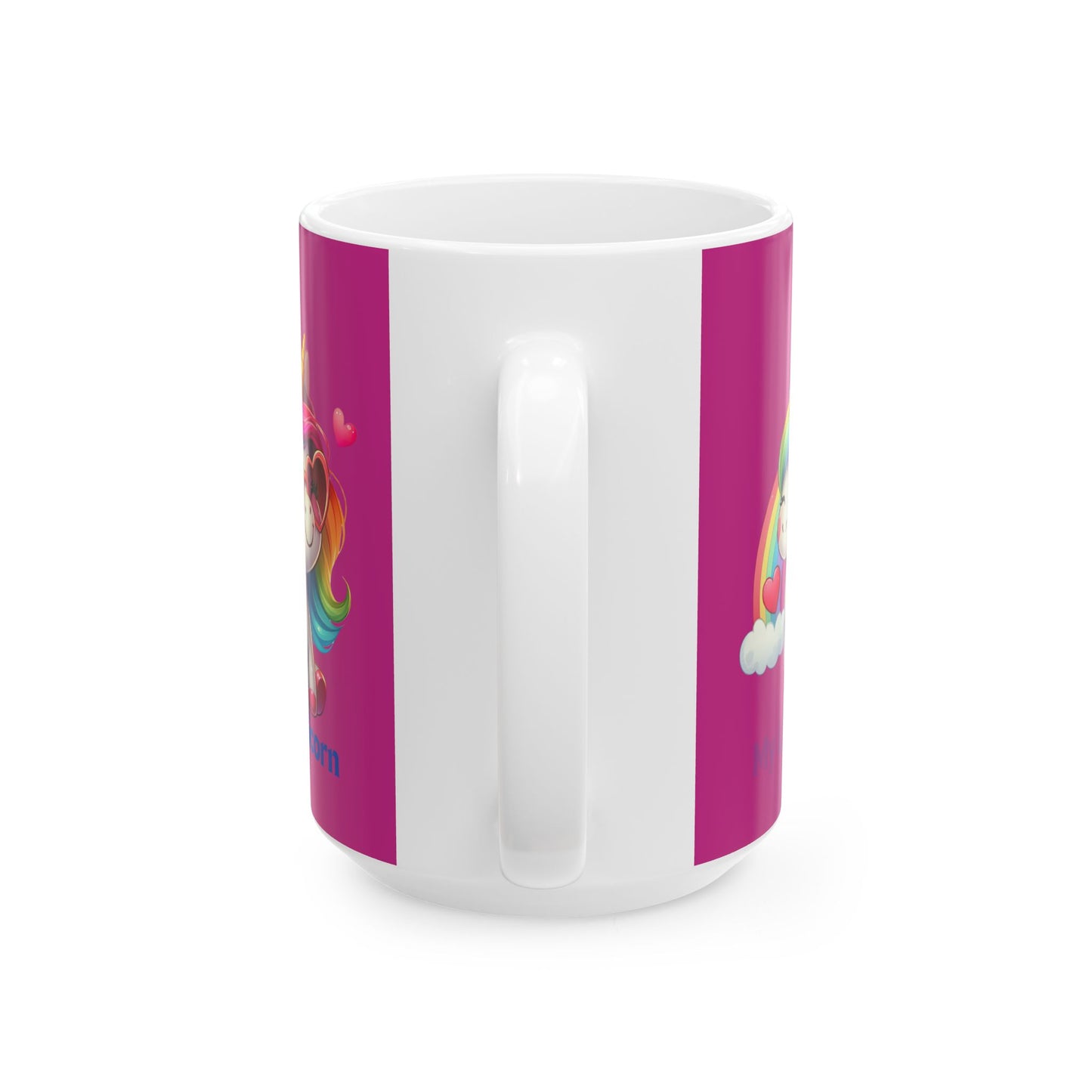 My Little Unicorn Rainbow Mug 11-15 Ounces Pink