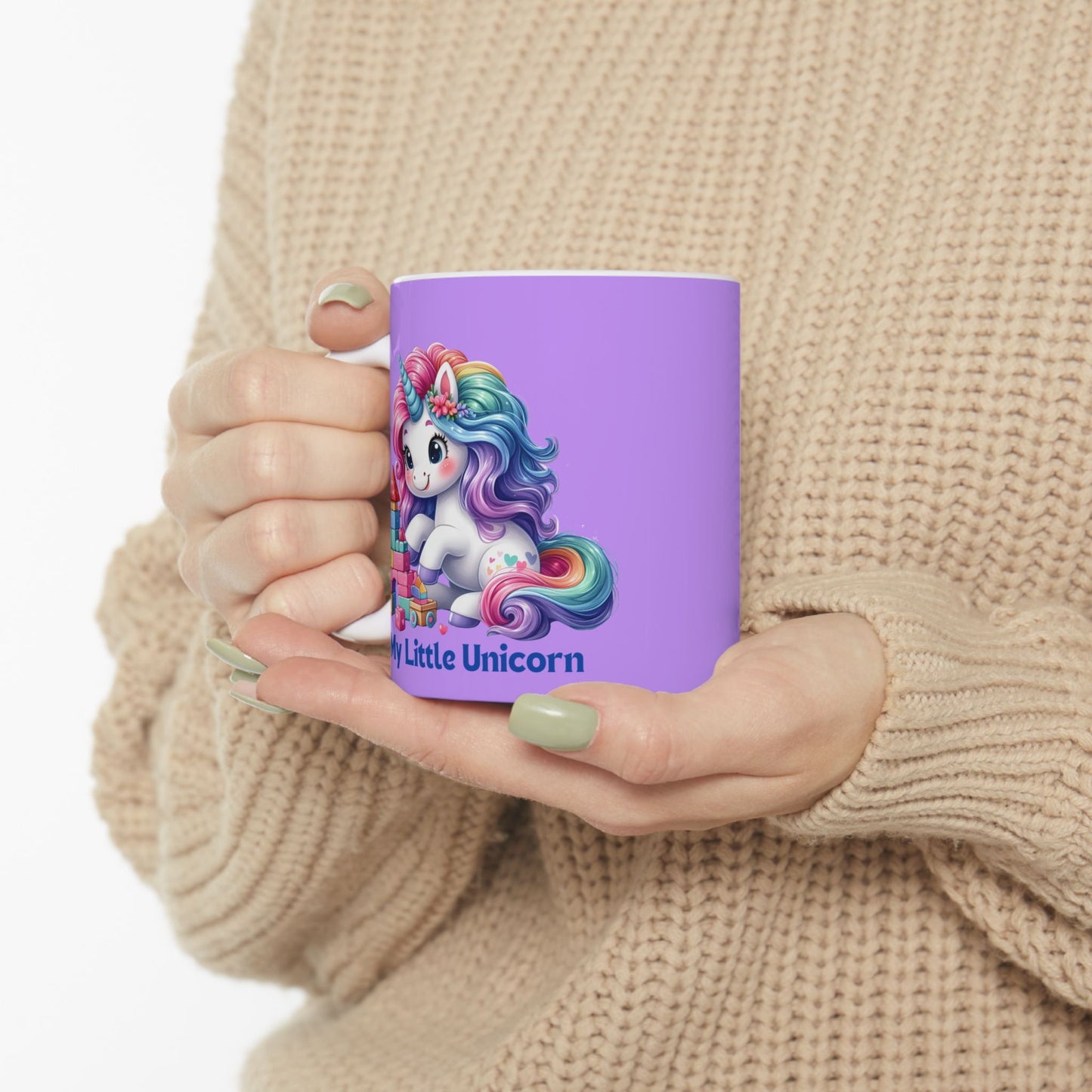 My Little Unicorn Candy Mug 11-15 Ounces Purple