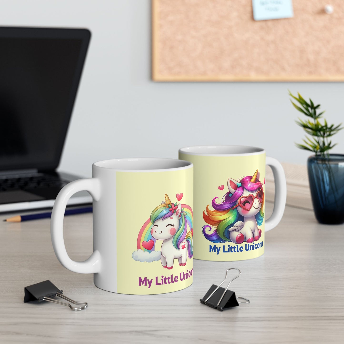 My Little Unicorn Princess Mug 11-15 Ounces Yellow