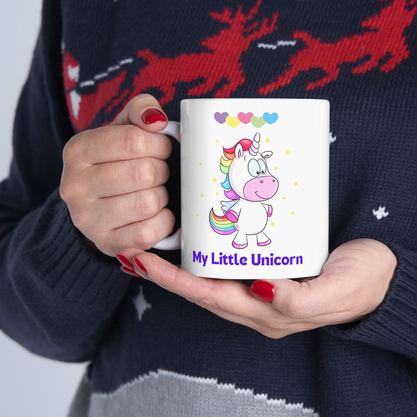 My Little Unicorn Love Mug 11-15 Ounces White