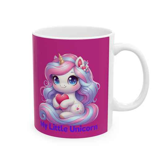 My Little Unicorn Sweet Mug 11-15 Ounces Pink