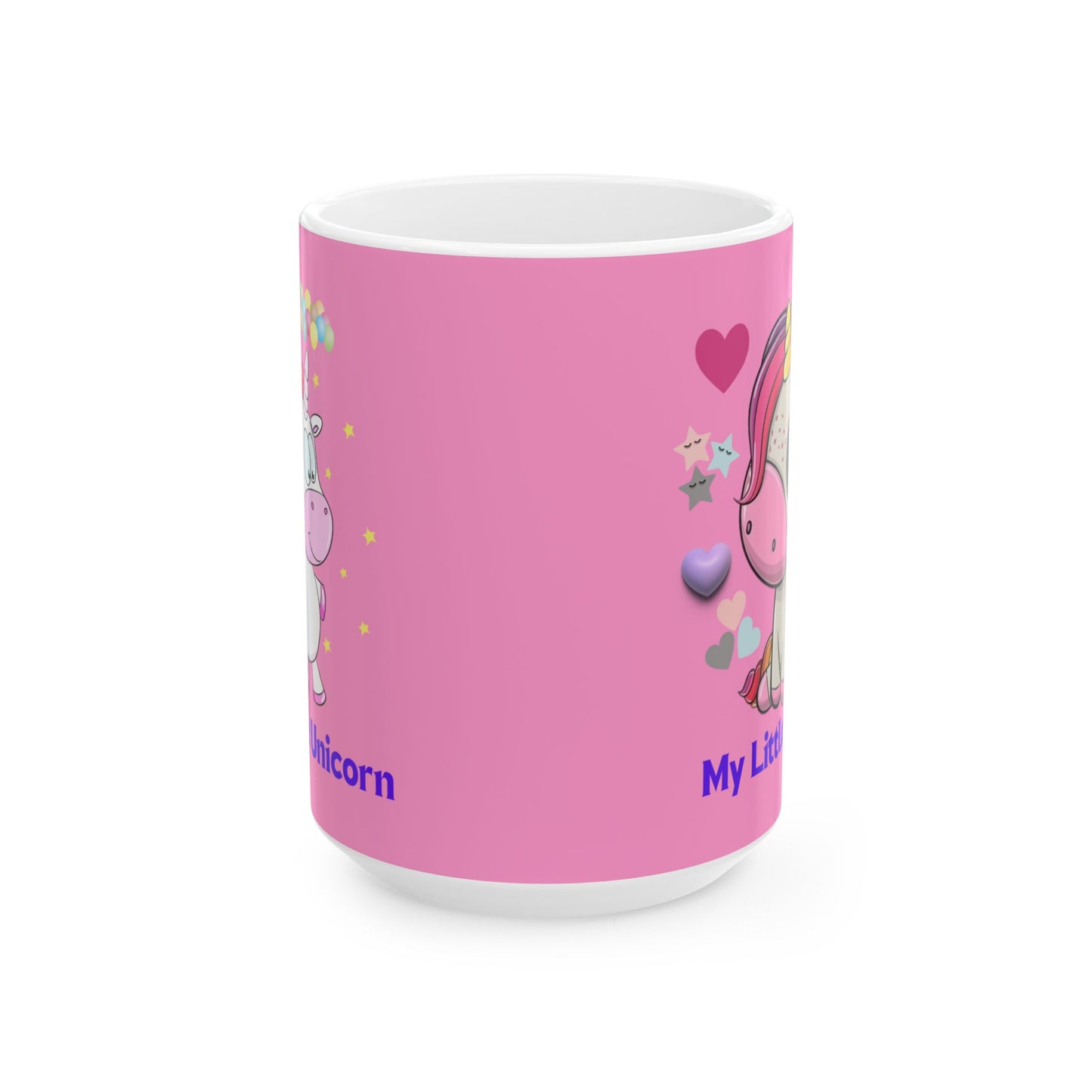 My Little Unicorn Balloons Mug 11-15 Ounces Pink