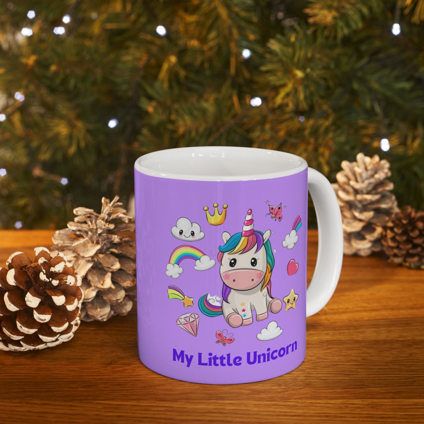 My Little Unicorn Fantasy Mug 11-15 Ounces Purple