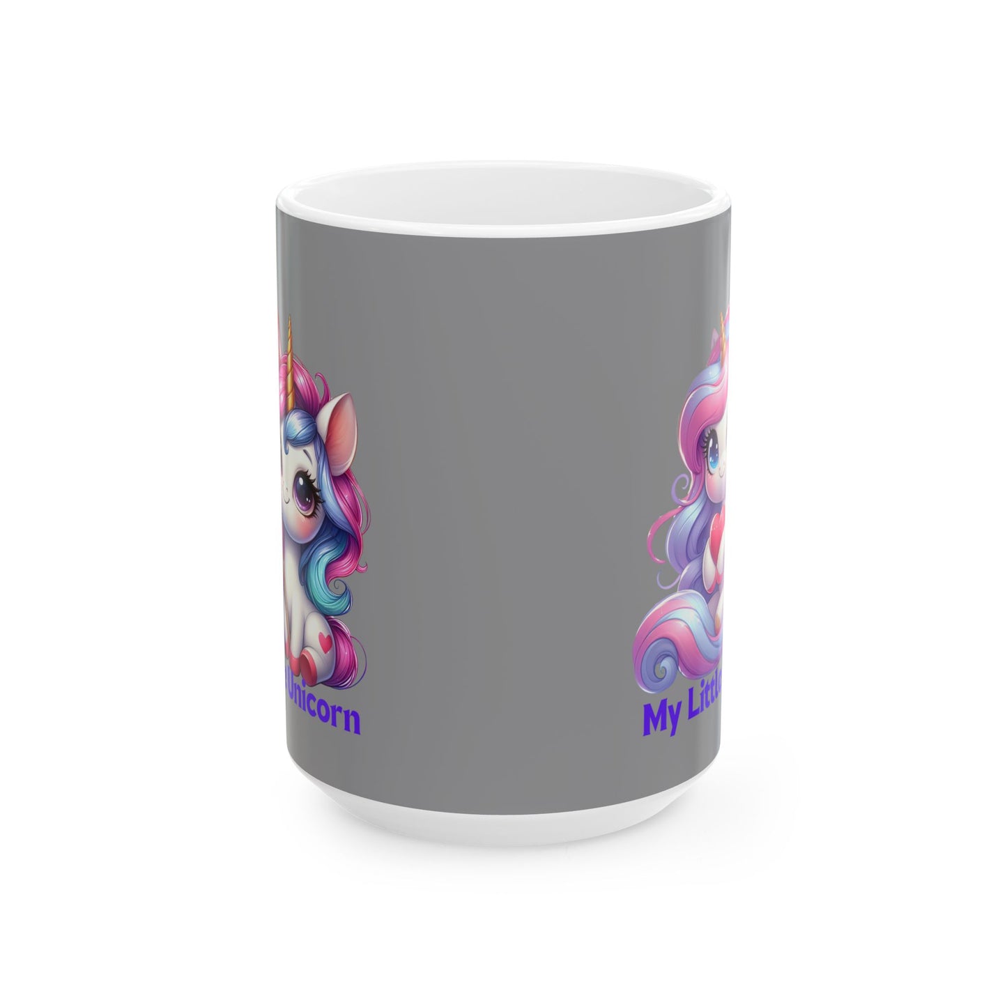 My Little Unicorn Sweet Mug 11-15 Ounces Grey