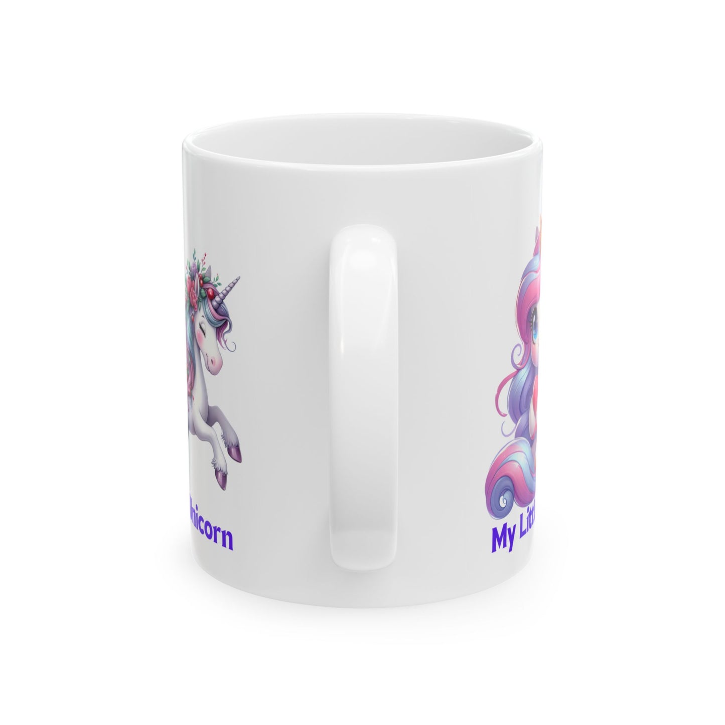My Little Unicorn Horse Mug 11-15 Ounces White