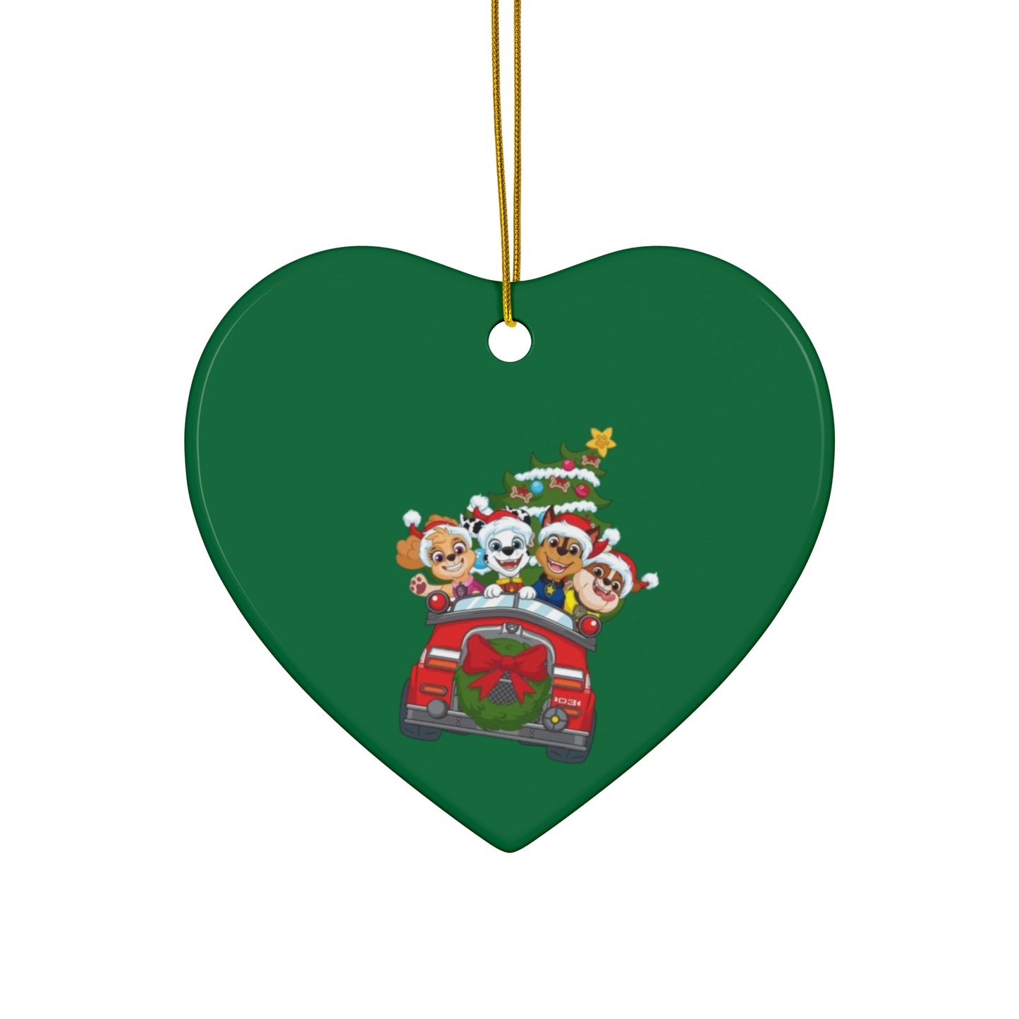 Ceramic Ornament, 4 Shapes