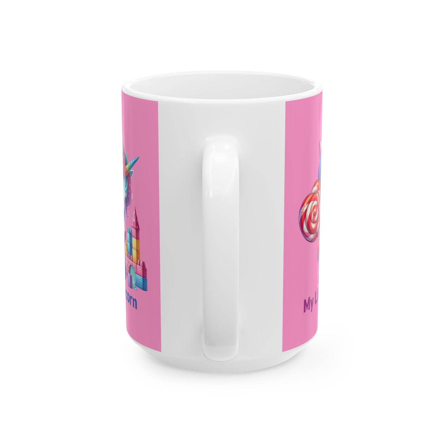 My Little Unicorn Castle Mug 11-15 Ounces Pink