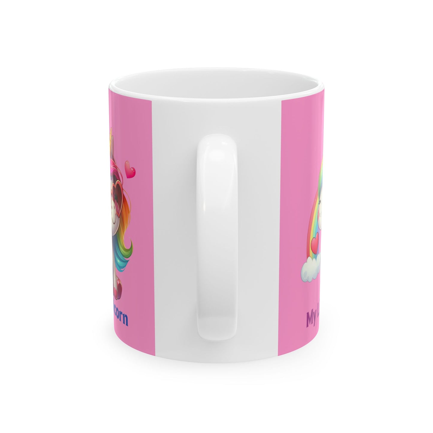 My Little Unicorn Fantasy Mug 11-15 Ounces Pink