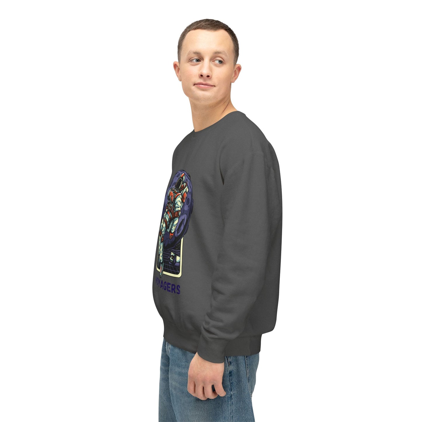 Unisex Long Sleeves Lightweight Crewneck Sweatshirt