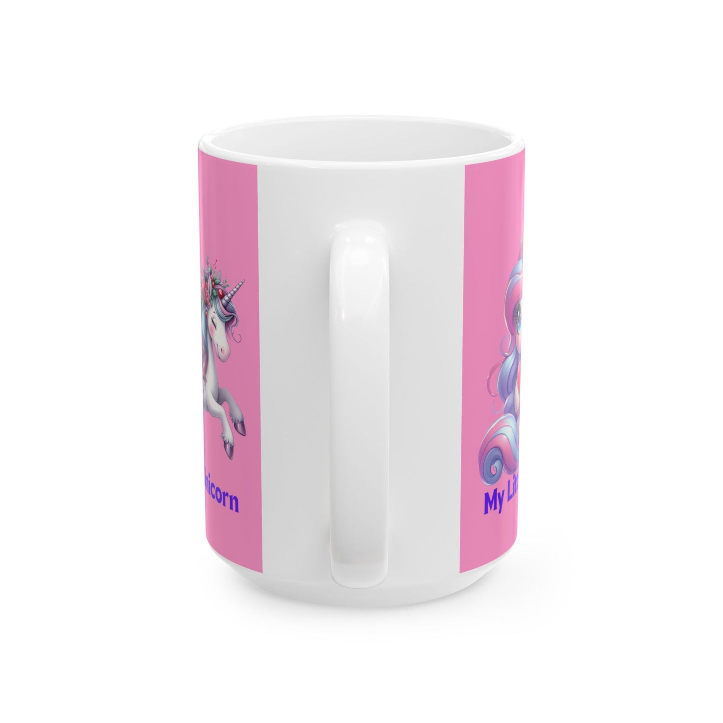 My Little Unicorn Horse Mug 11-15 Ounces Pink
