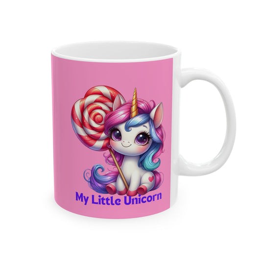 My Little Unicorn Candy Mug 11-15 Ounces Pink