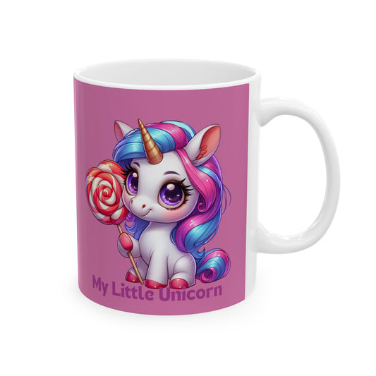 My Little Unicorn Princess Mug 11-15 Ounces Light Pink