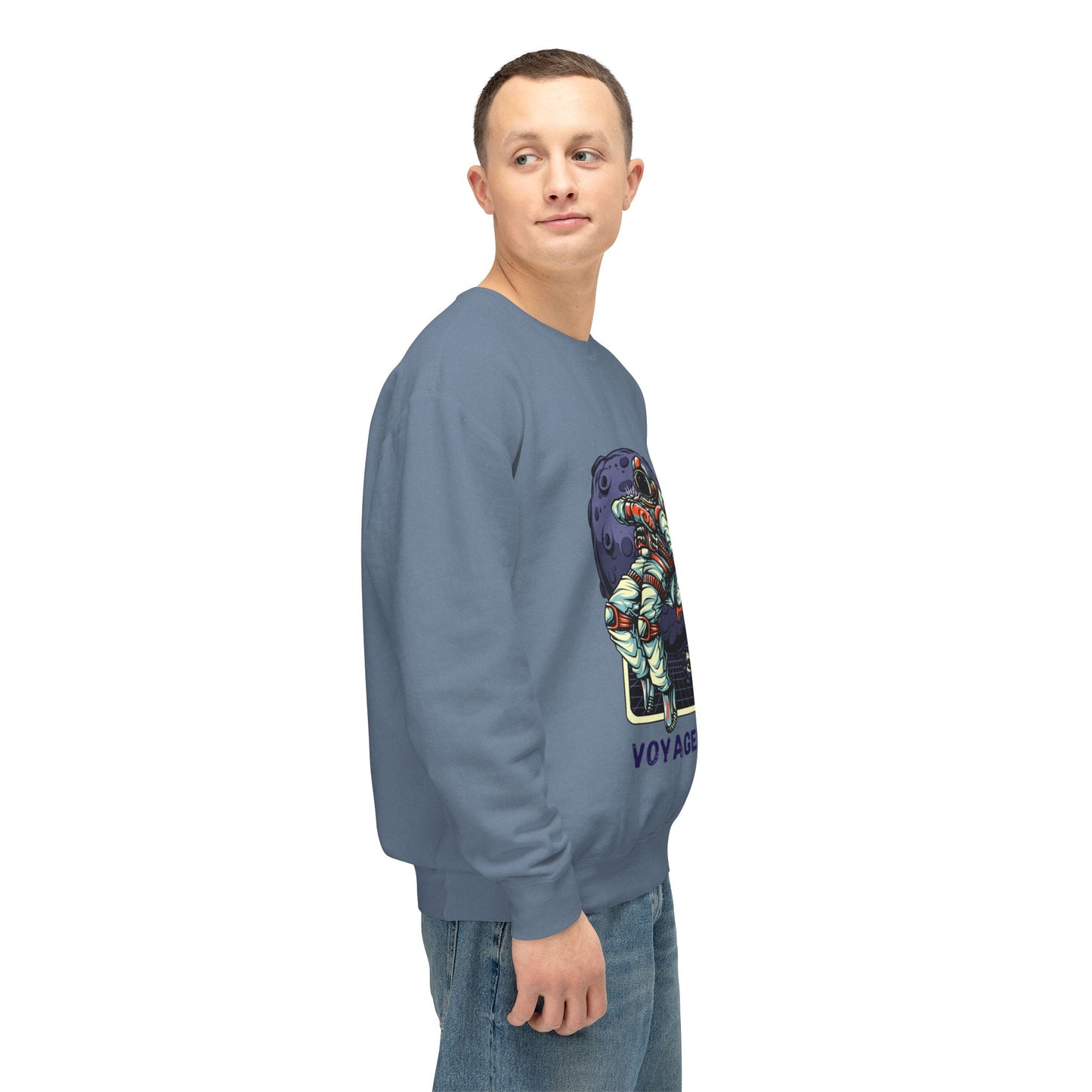 Unisex Long Sleeves Lightweight Crewneck Sweatshirt