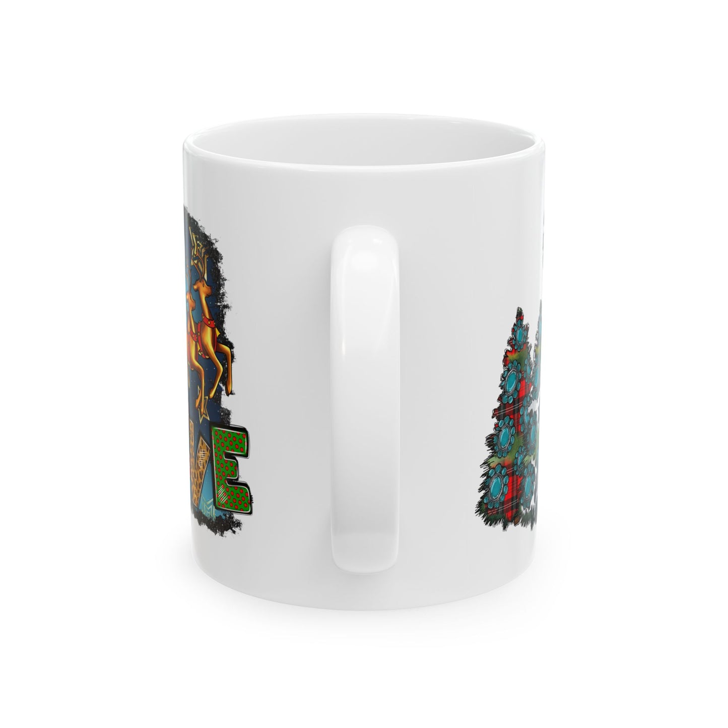 Merry Chritsmas Mug 11-15 Onces White