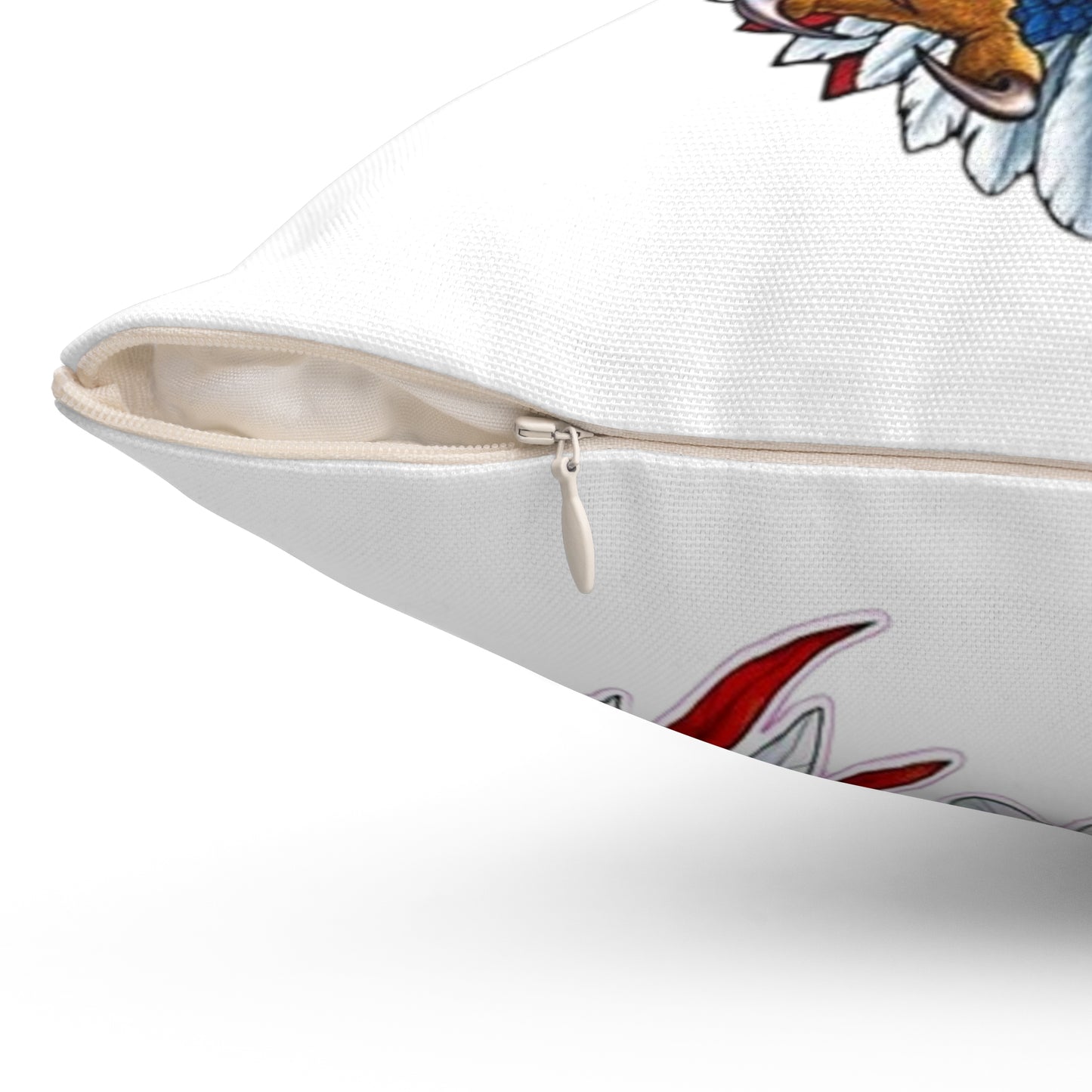 Eagle Usa Spun Polyester Pillow White