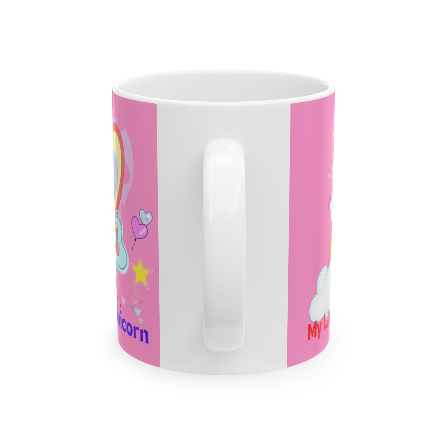 My Little Gold Star Unicorn Mug 11-15 Onces Pink