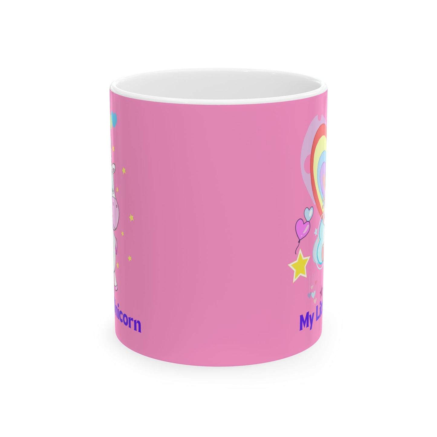 My Little Unicorn Love Mug 11-15 Ounces Pink