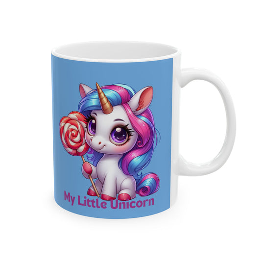 My Little Unicorn Princess Mug 11-15 Ounces Light Blue