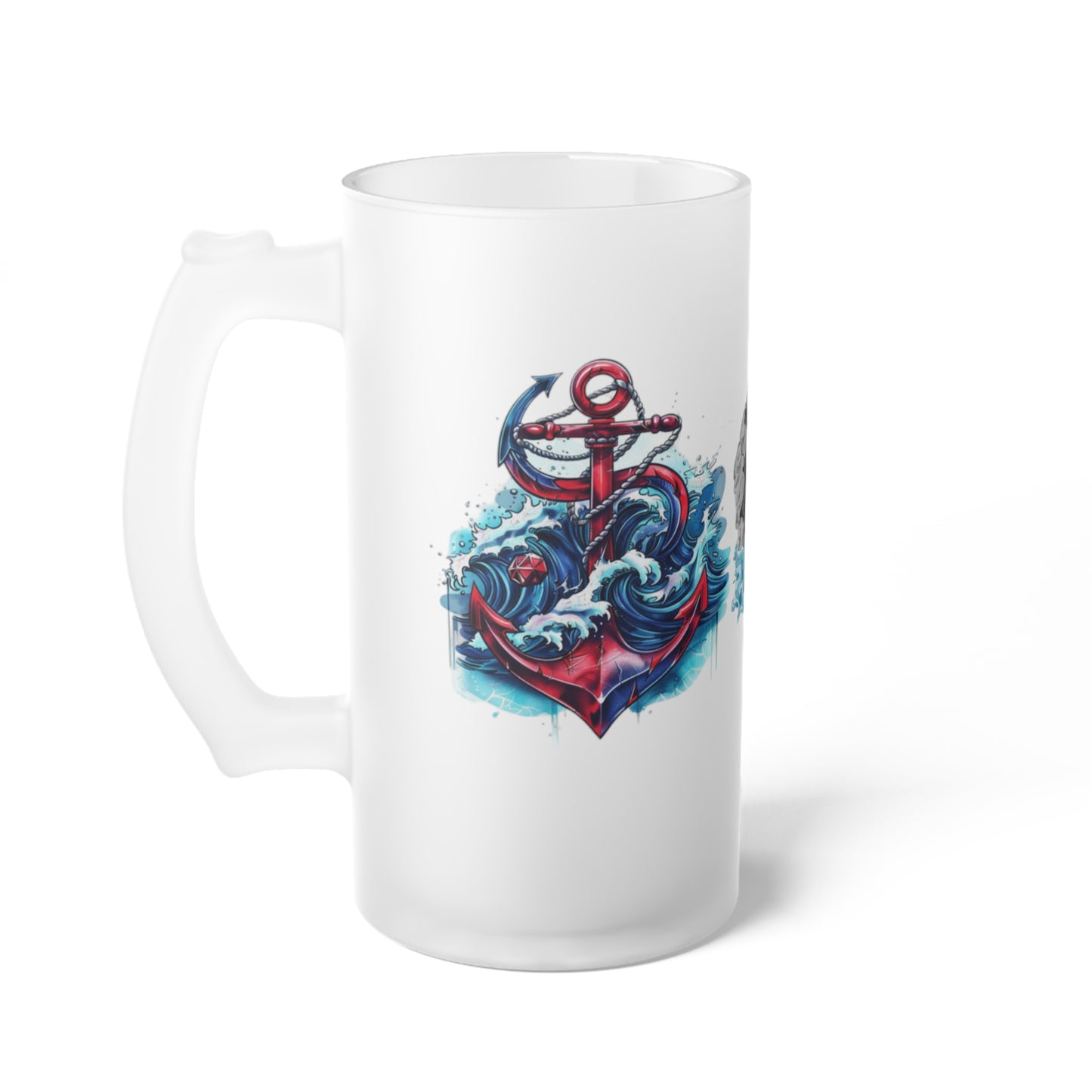 Frosted Glass Beer Mug
