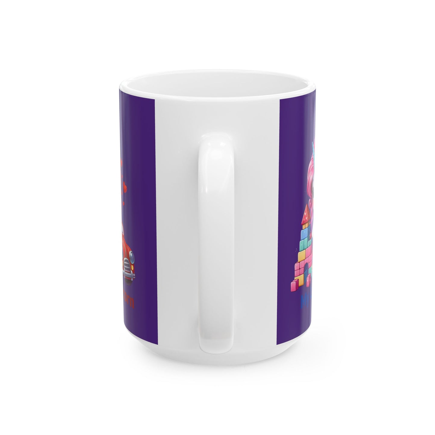 My Little Unicorn Castle Mug 11-15 Ounces Purple