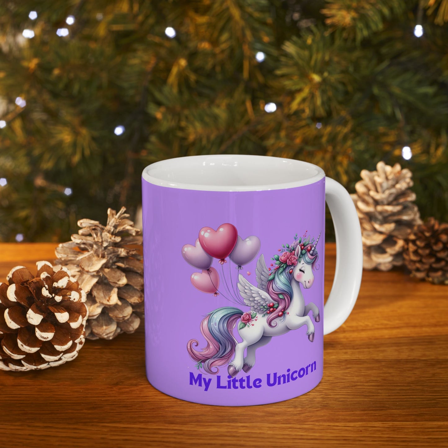 My Little Unicorn Horse Mug 11-15 Ounces Purple