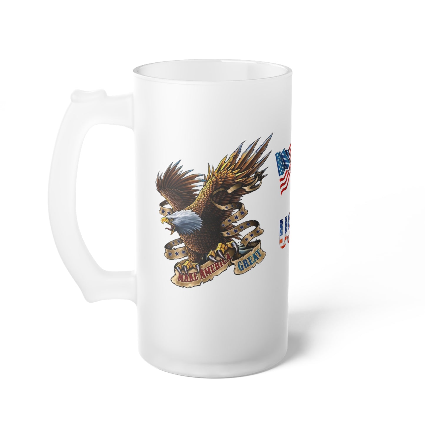 Frosted Glass Beer Mug