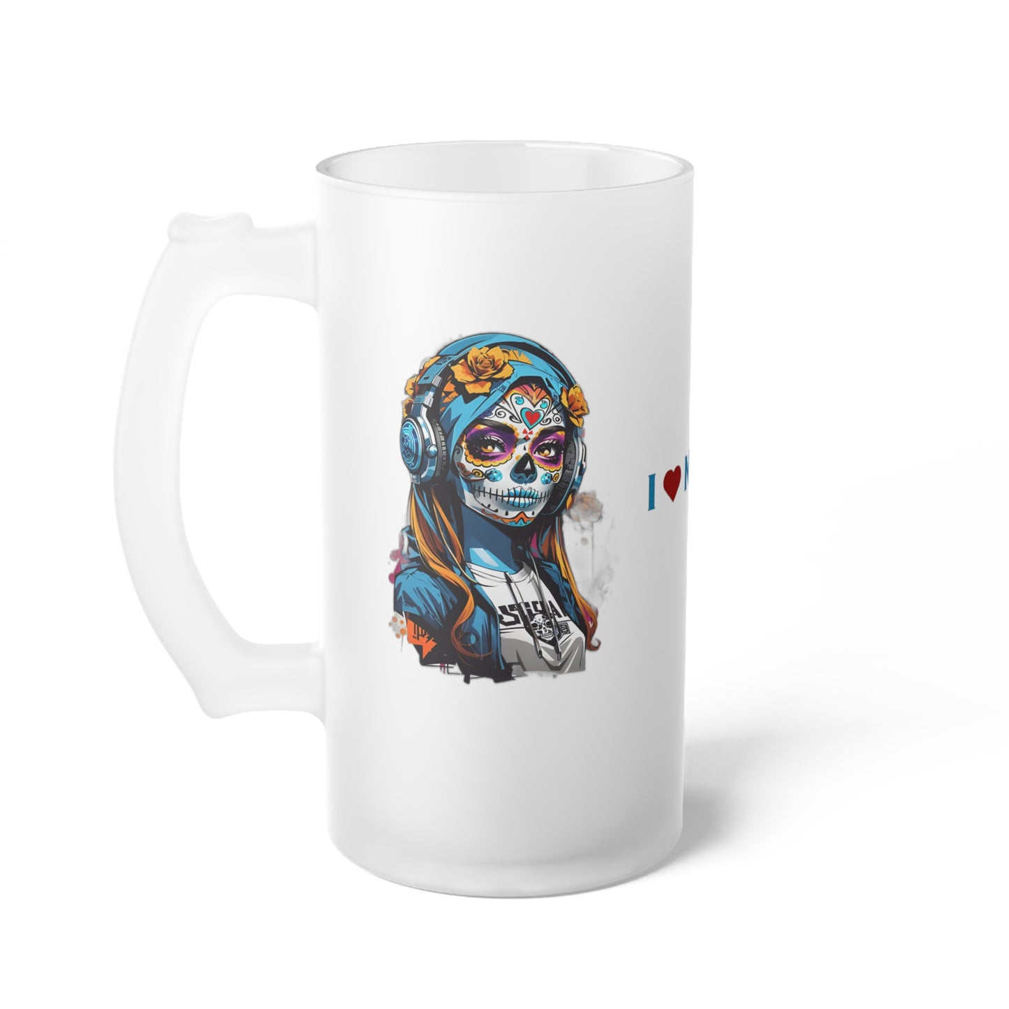 Frosted Glass Beer Mug