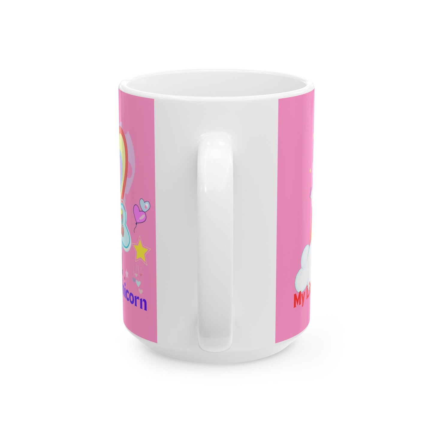 My Little Gold Star Unicorn Mug 11-15 Onces Pink