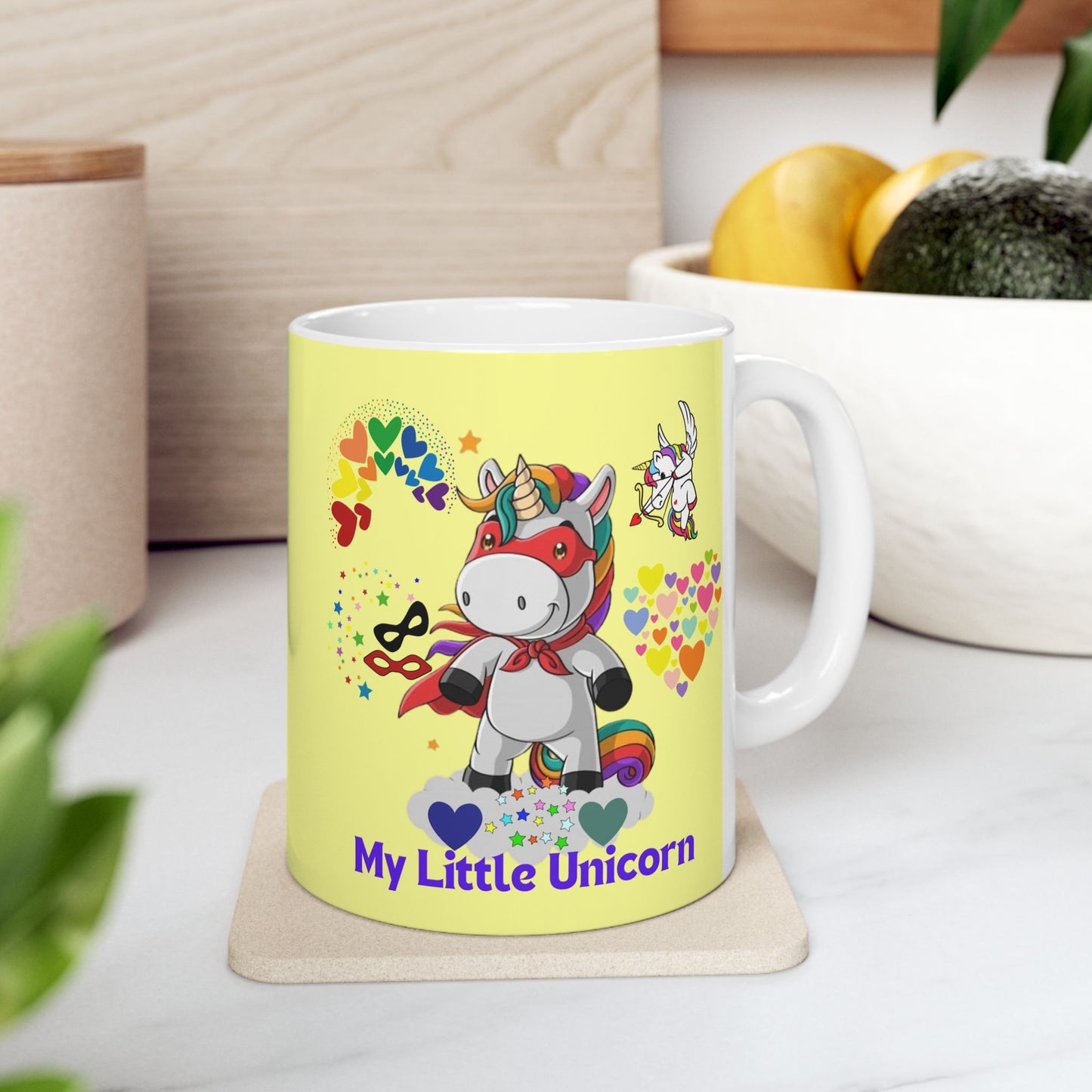 My Little Unicorn Couple Mug 11-15 Ounces Pink