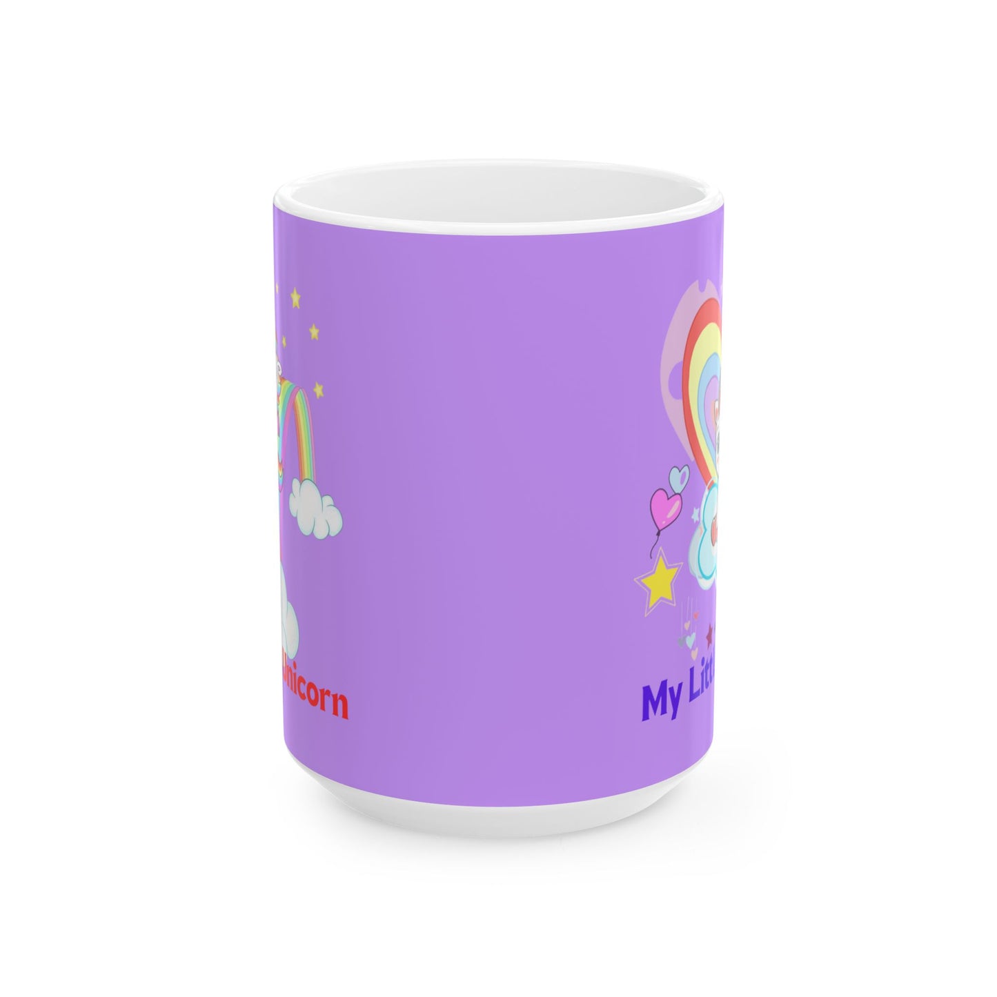 My Little Gold Star Unicorn Mug 11-15 Onces Purple