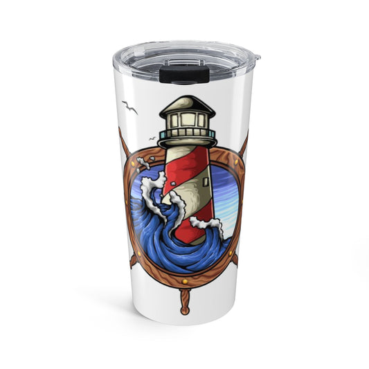 Lighthouse Tumbler 20 Ounces White