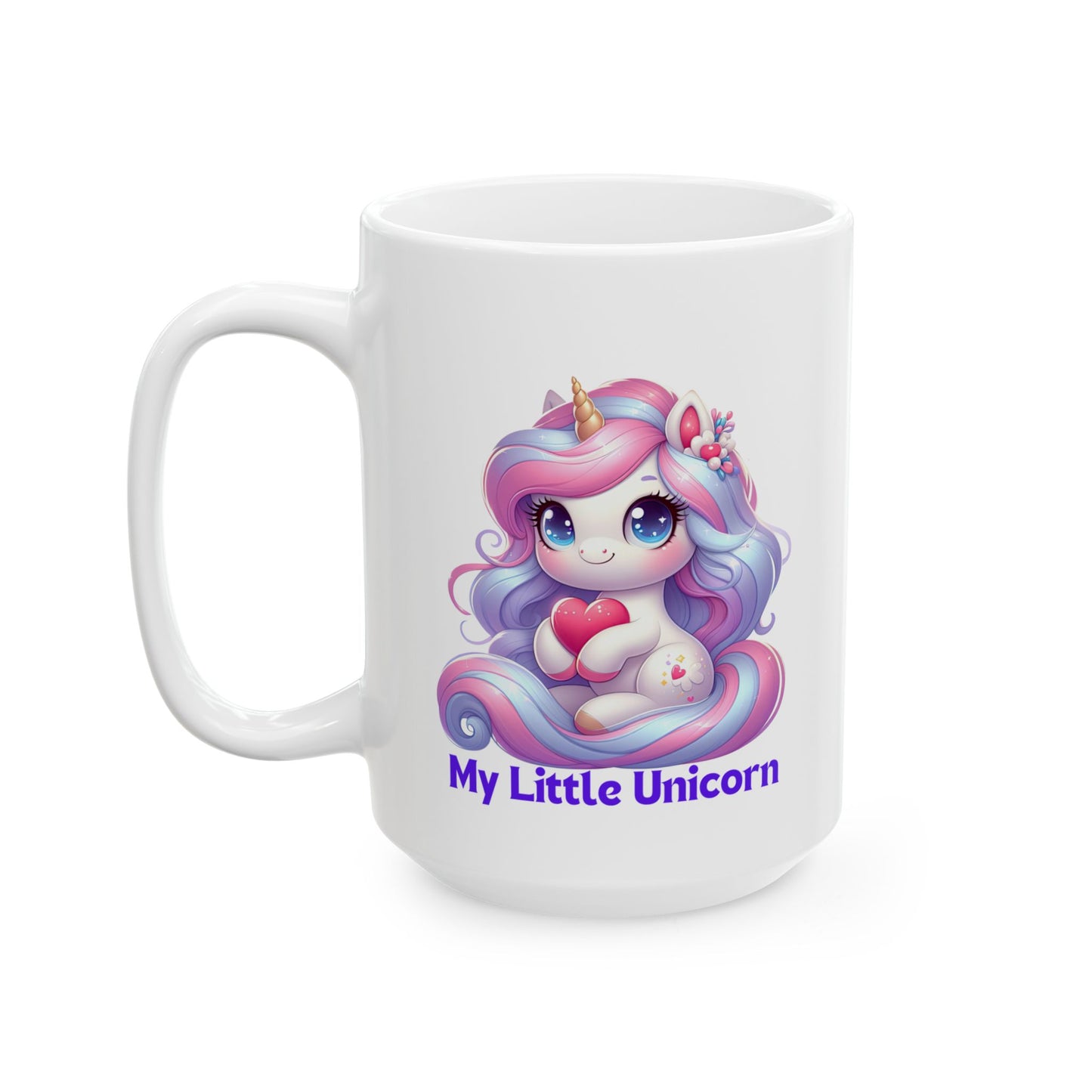 My Little Unicorn Horse Mug 11-15 Ounces White