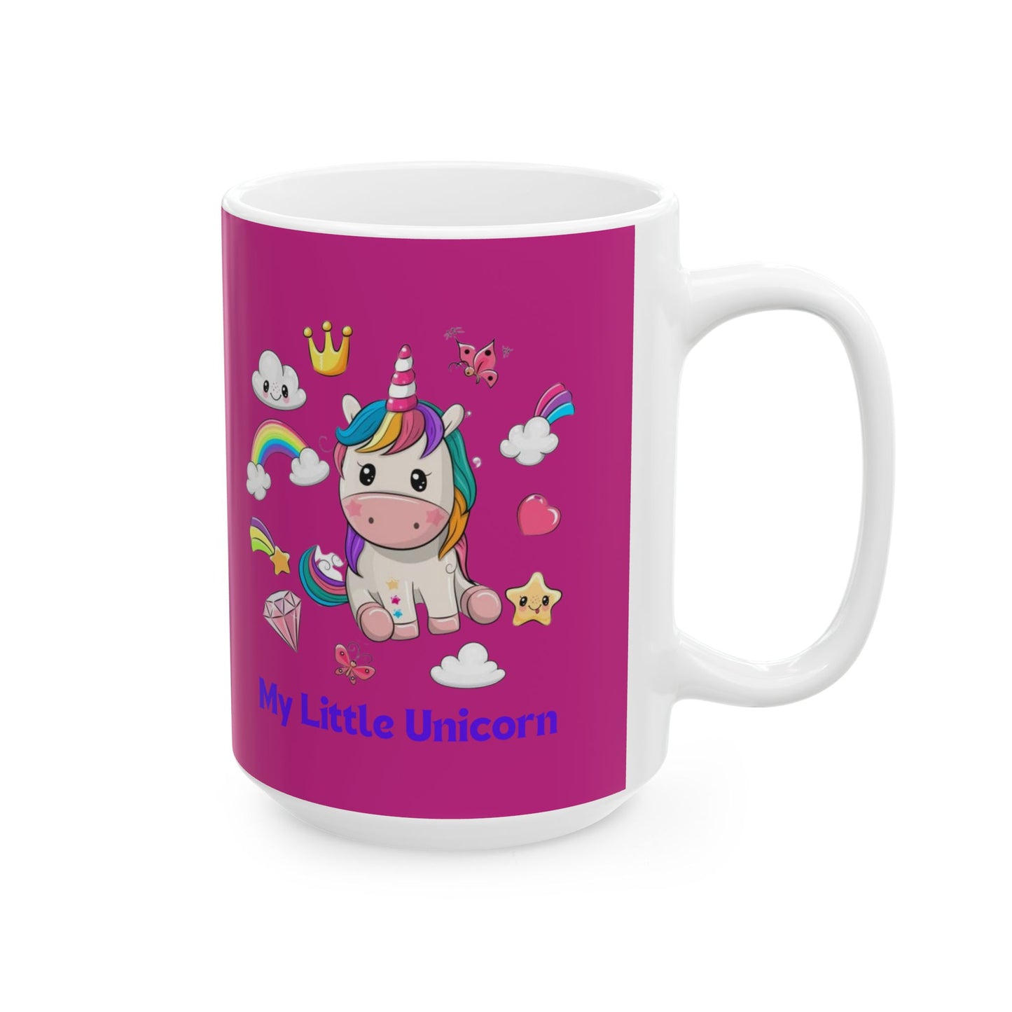 My Little Unicorn Fantasy Mug 11-15 Ounces Pink