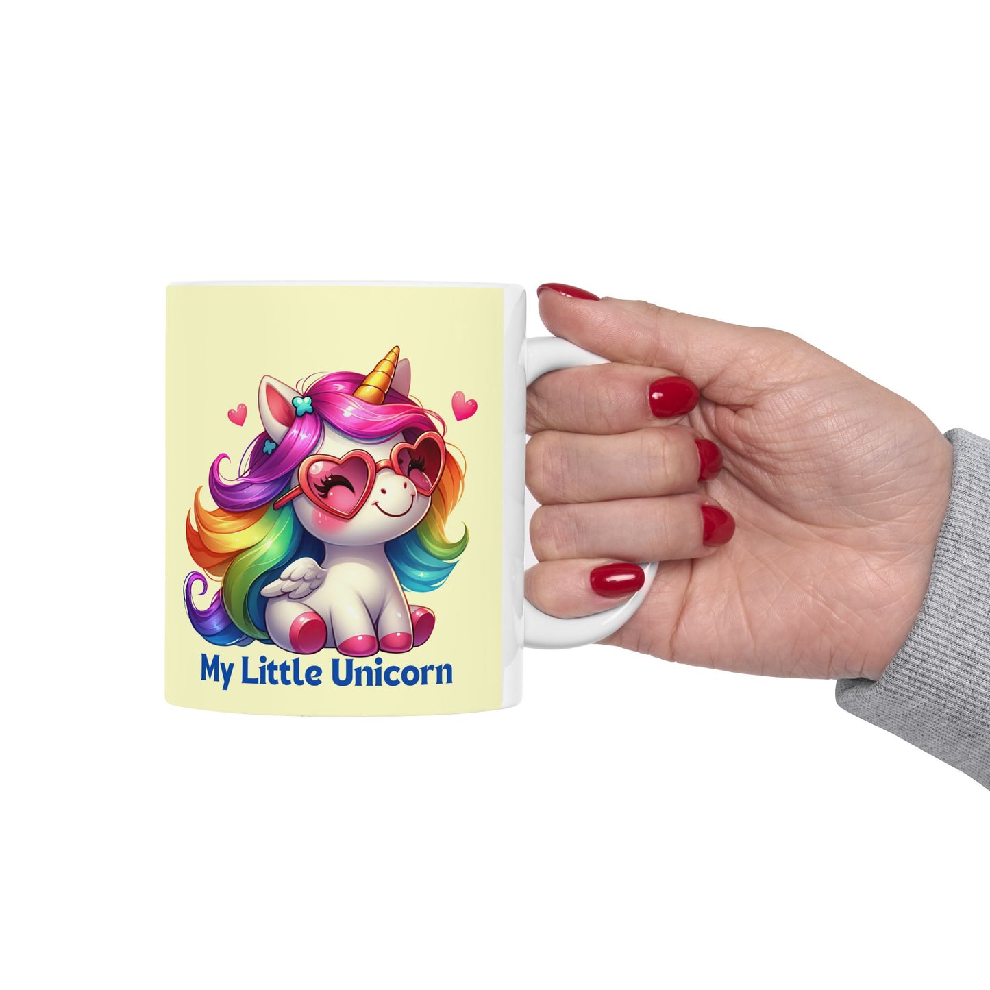 My Little Unicorn Princess Mug 11-15 Ounces Yellow