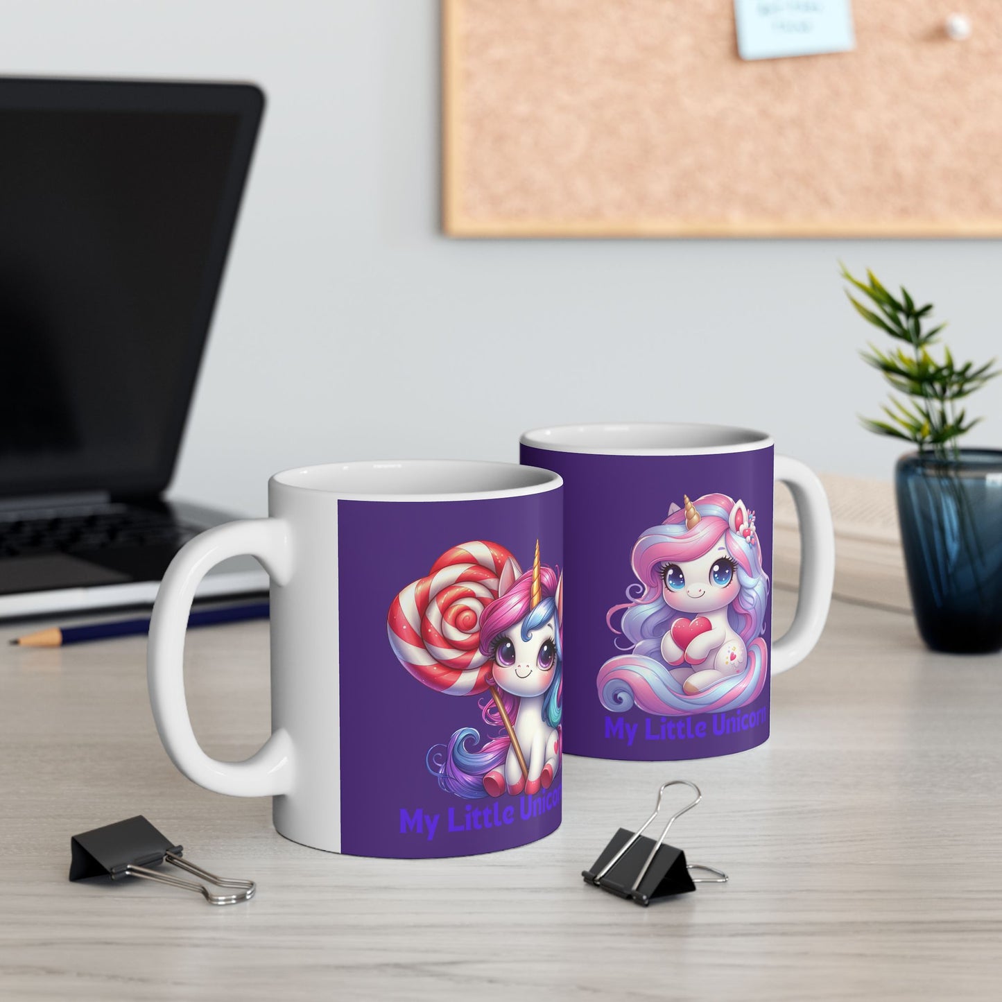 My Little Unicorn Sweet Mug 11-15 Ounces Purple