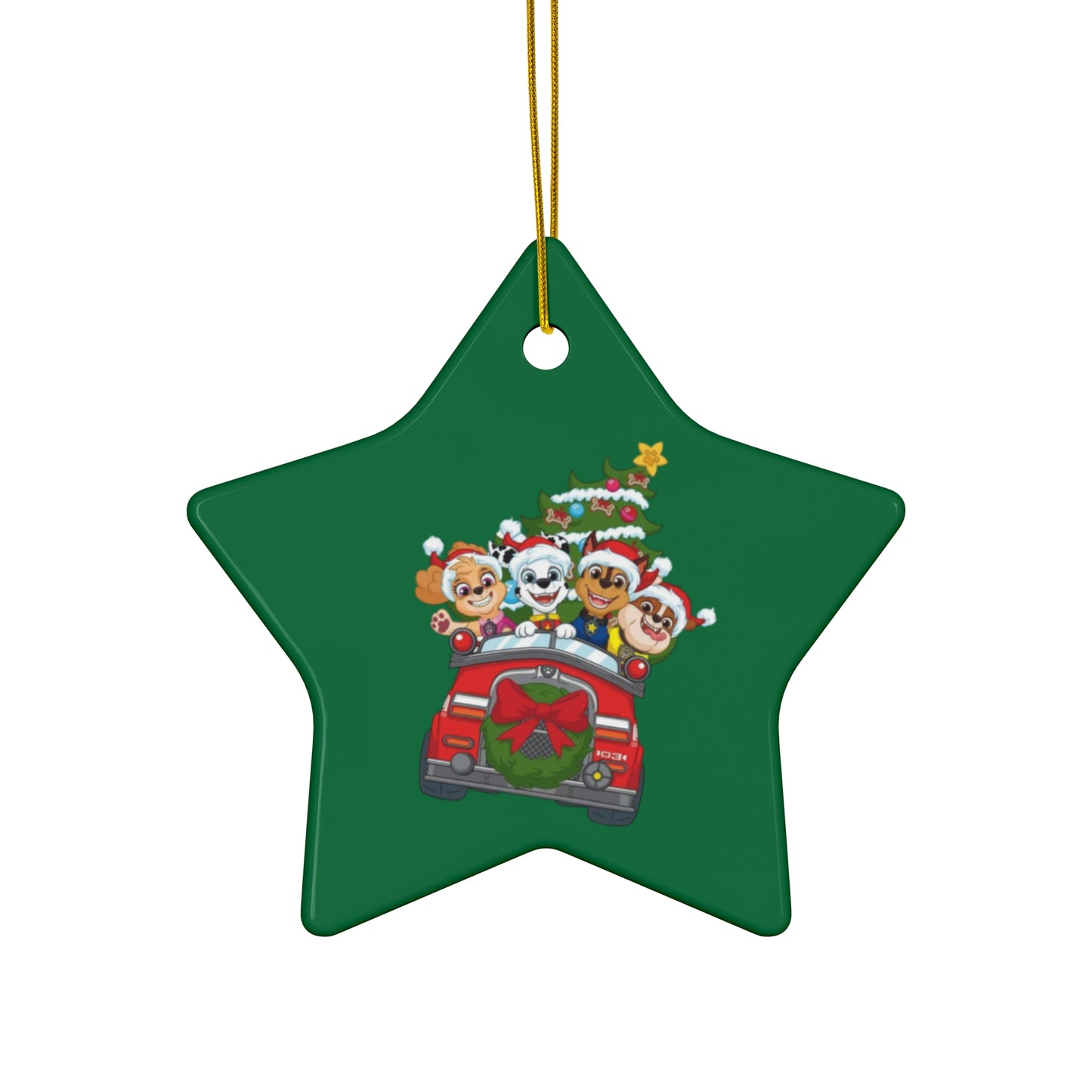 Ceramic Ornament, 4 Shapes
