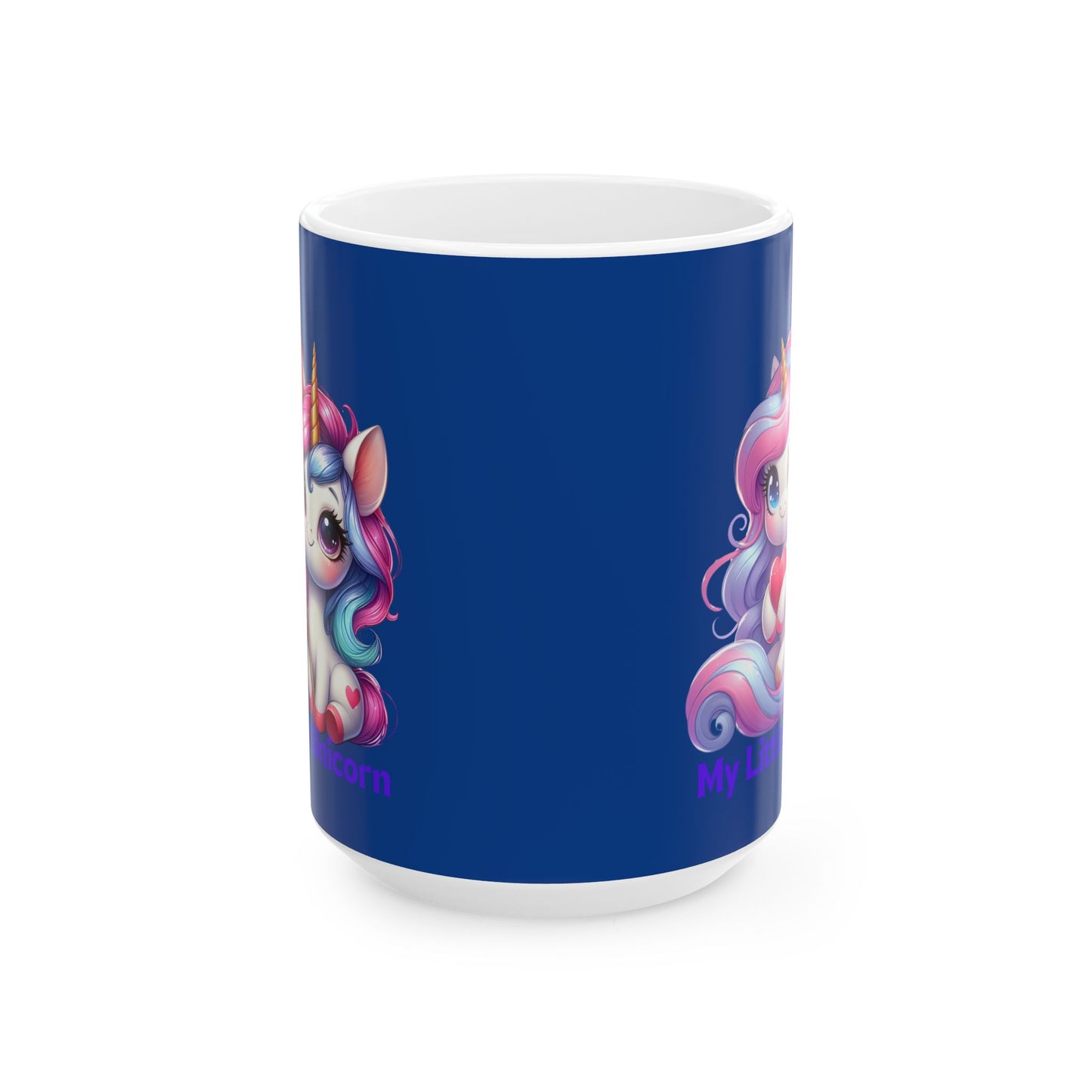 My Little Unicorn Sweet Mug 11-15 Ounces Dark Blue