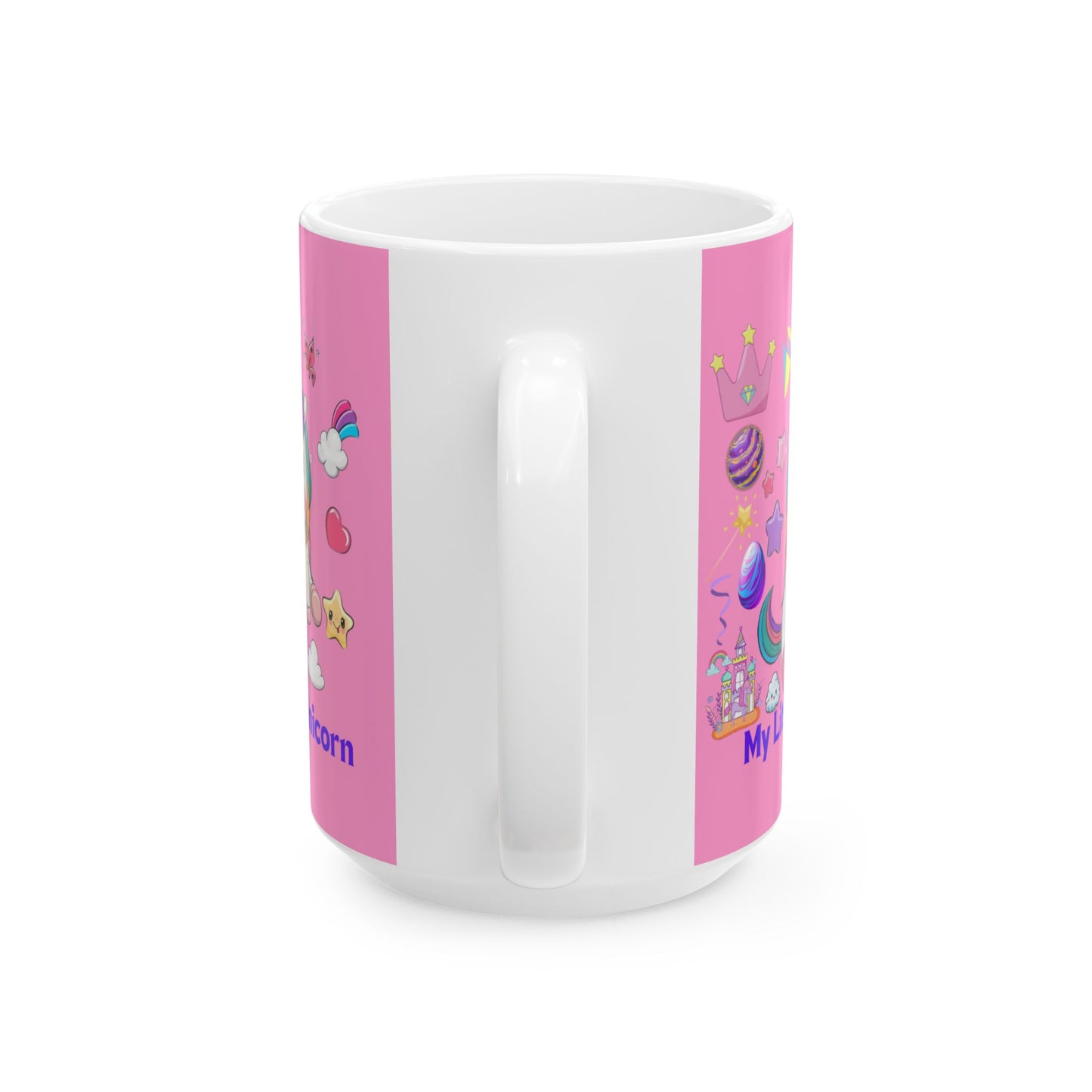 My Little Unicorn Fantasy Mug 11-15 Ounces Pink