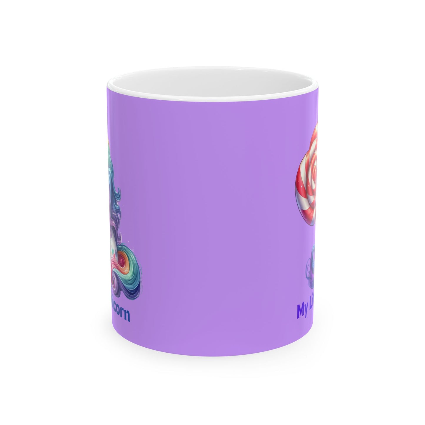 My Little Unicorn Candy Mug 11-15 Ounces Purple
