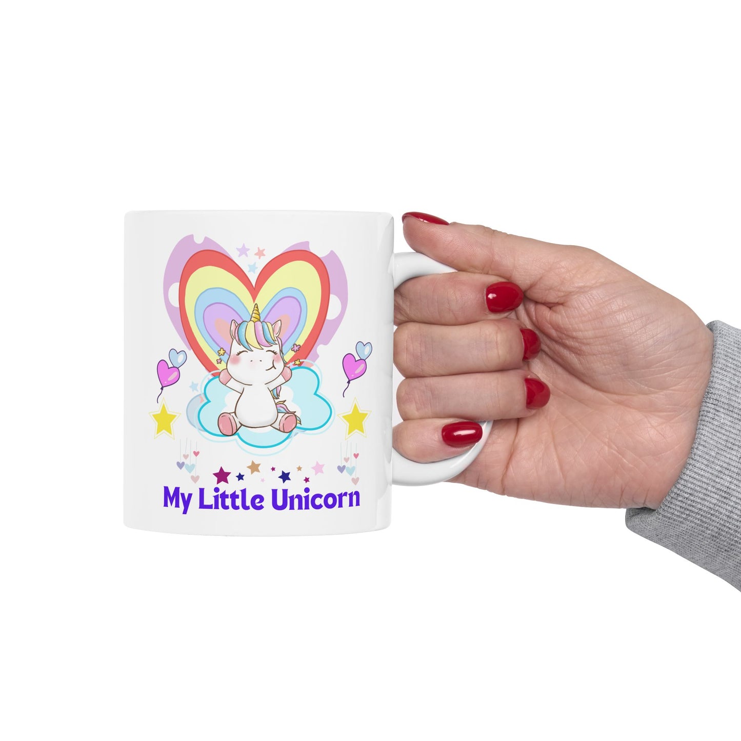 My Little Unicorn Love Mug 11-15 Ounces White