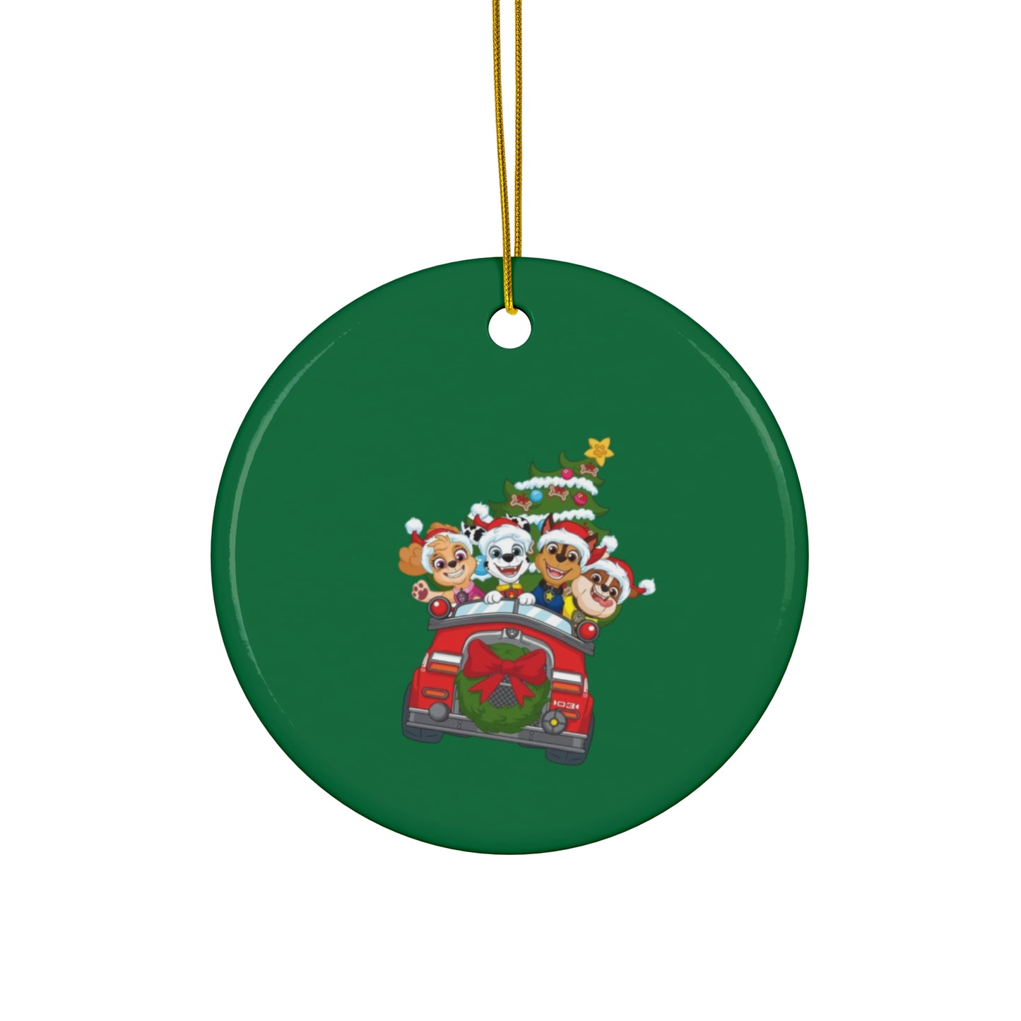 Ceramic Ornament, 4 Shapes