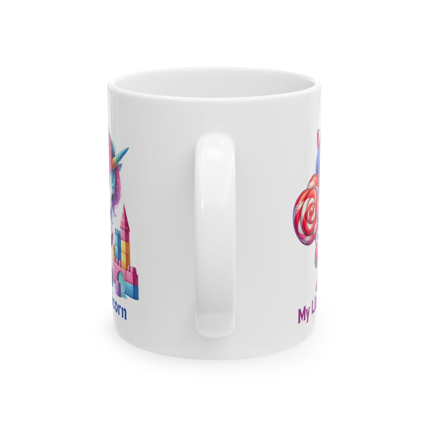 My Little Unicorn Castle Mug 11-15 Ounces White