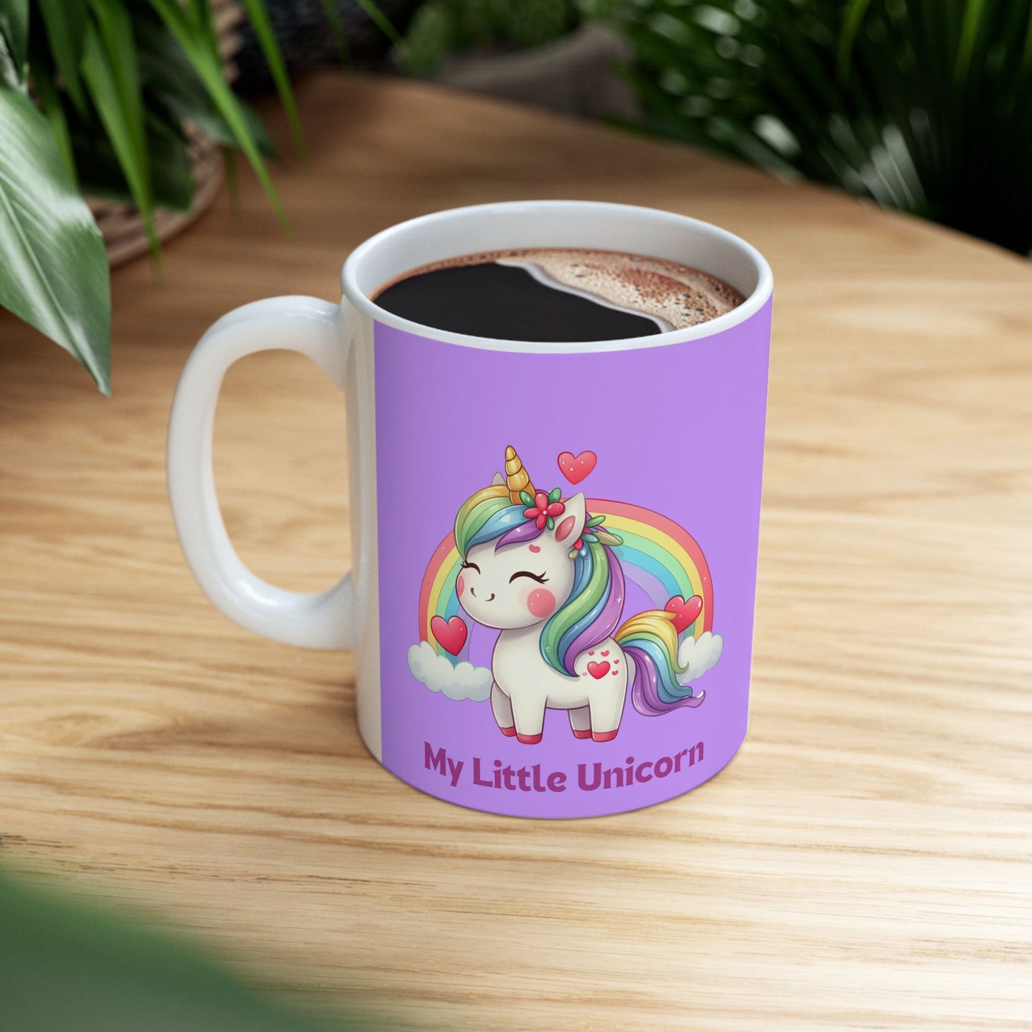 My Little Unicorn Princess Mug 11-15 Ounces Purple