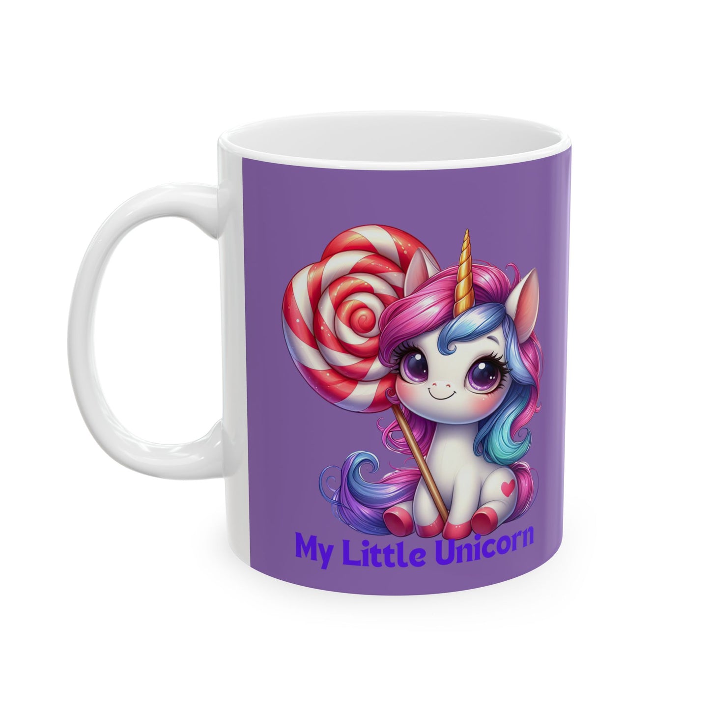 My Little Unicorn Sweet Mug 11-15 Ounces Light Purple