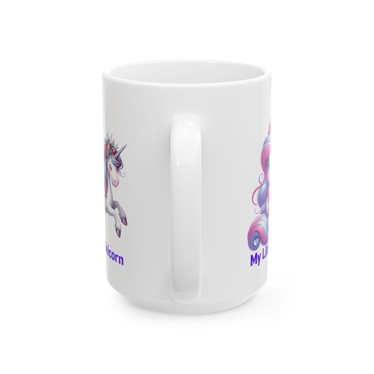 My Little Unicorn Horse Mug 11-15 Ounces White