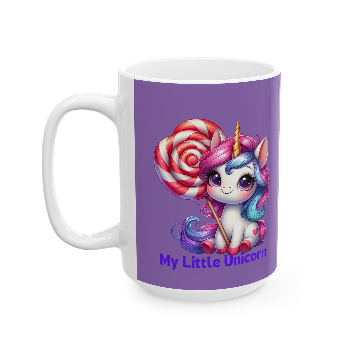 My Little Unicorn Sweet Mug 11-15 Ounces Light Purple