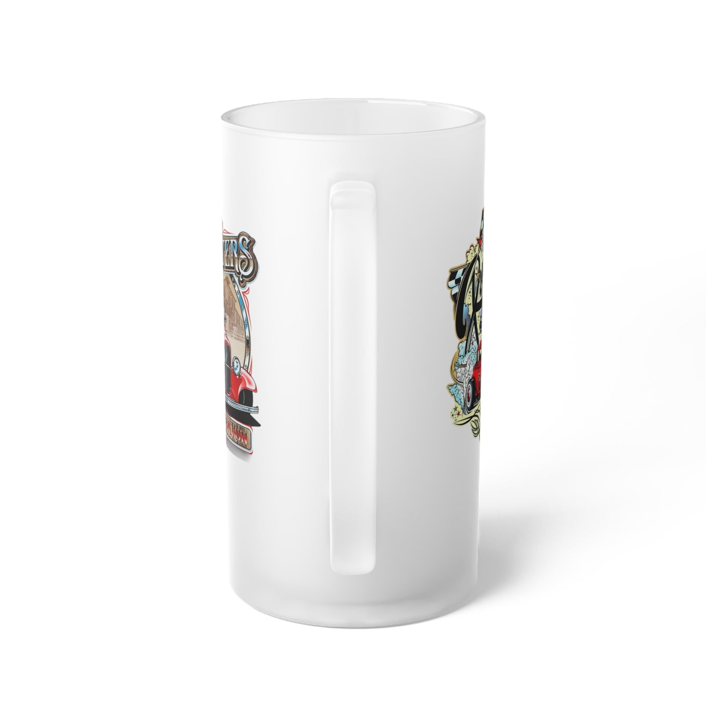 Frosted Glass Beer Mug