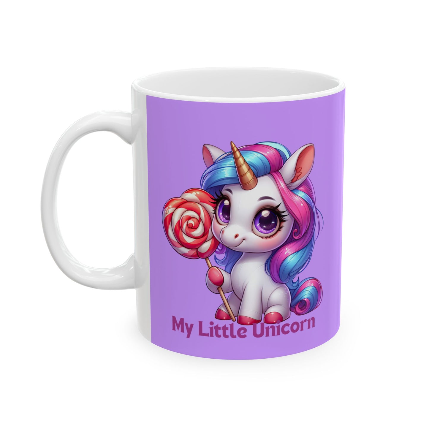My Little Unicorn Castle Mug 11-15 Ounces Purple