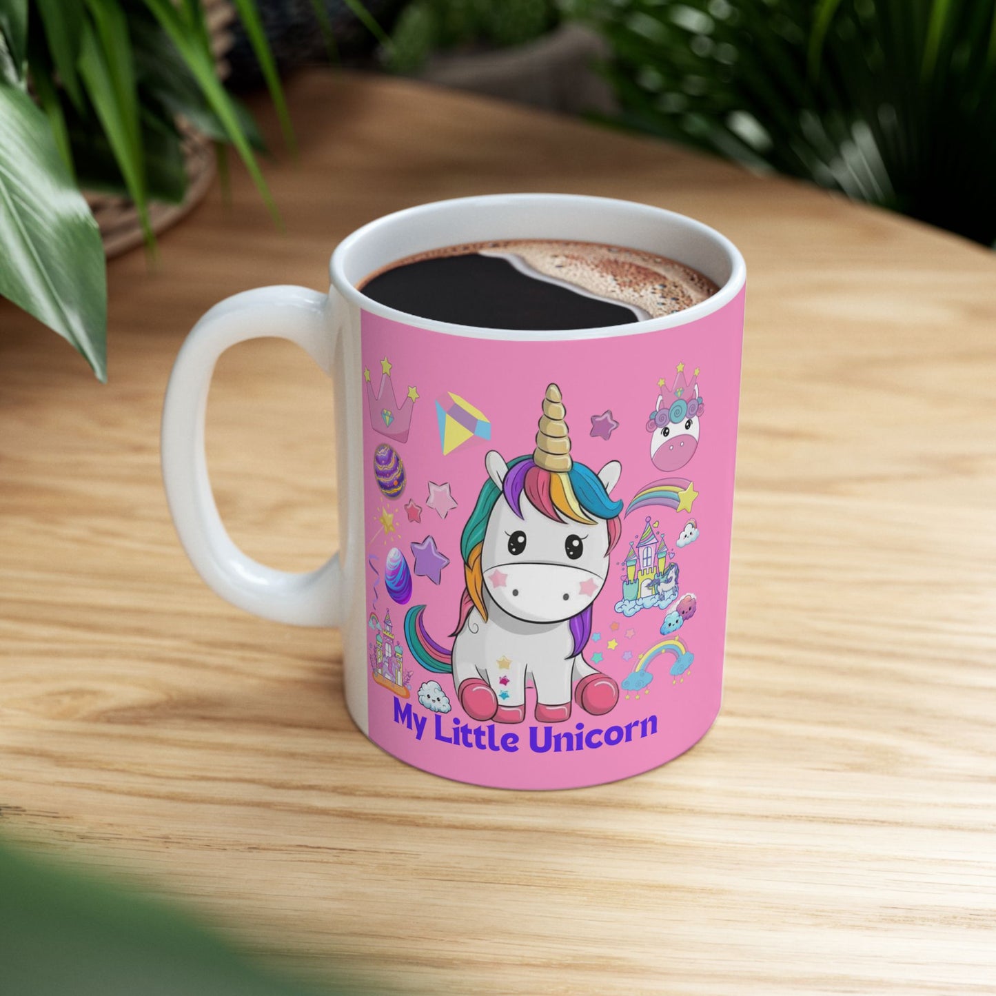 My Little Unicorn Fantasy Mug 11-15 Ounces Pink