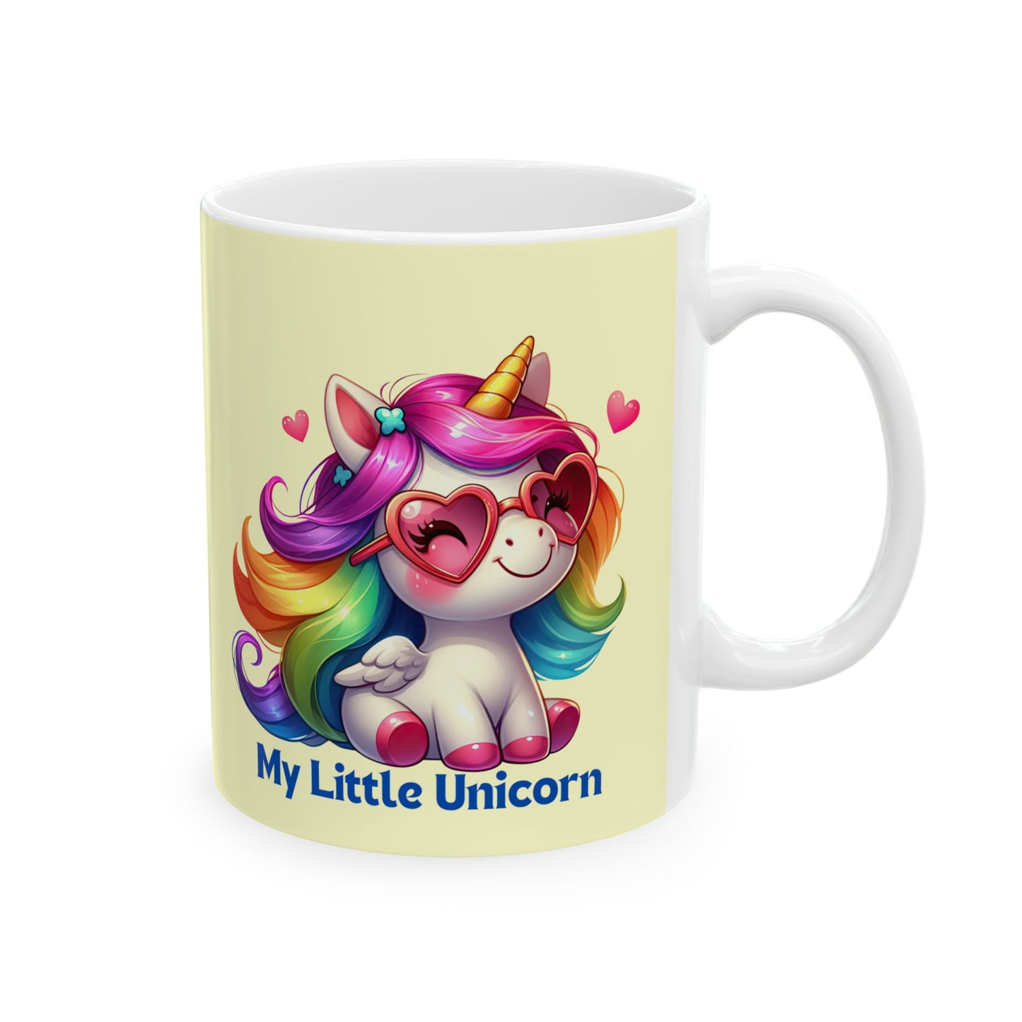 My Little Unicorn Princess Mug 11-15 Ounces Yellow